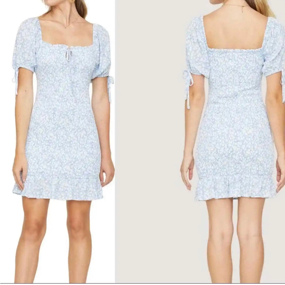 Blue Floral Dress - Lost & Wander